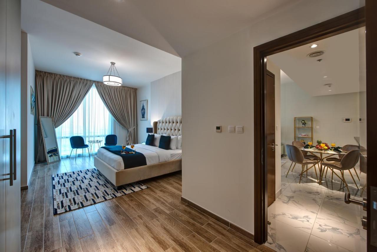 Durrani Homes - Lux 1Br At Al Habtoor Amna Tower ดูไบ ภายนอก รูปภาพ